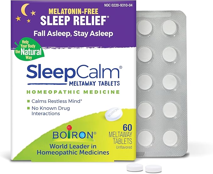 Boiron SleepCalm Sleep Aid for Deep, 60 Count