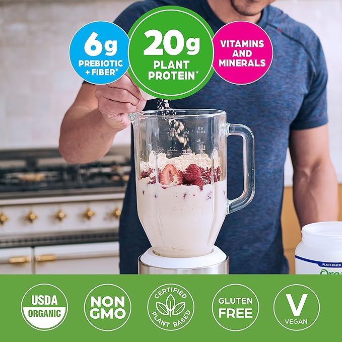 Orgain Organic Meal, Vegan Meal Replacement 20g Plant 6g Prebiotic 2.01lb