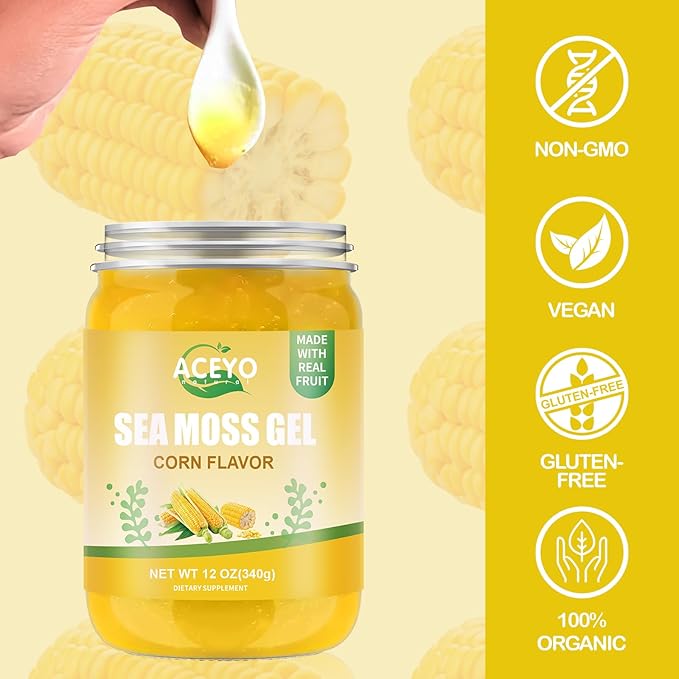 (12 OZ) Irish Sea Moss Gel 102 Vitamins
