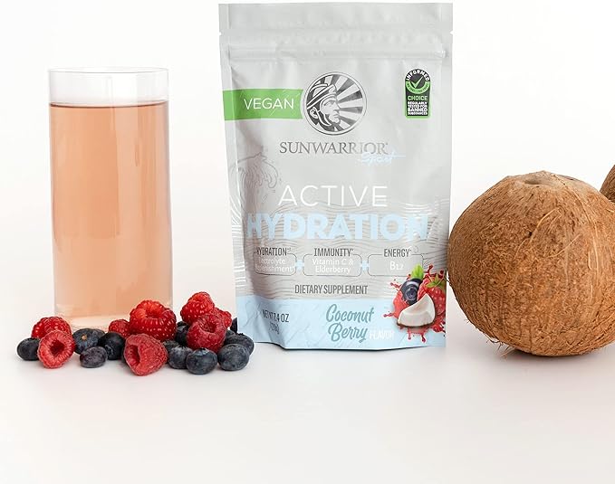 Sunwarrior Vegan Hydration Blend Electrolyes Supplement 30 Servings