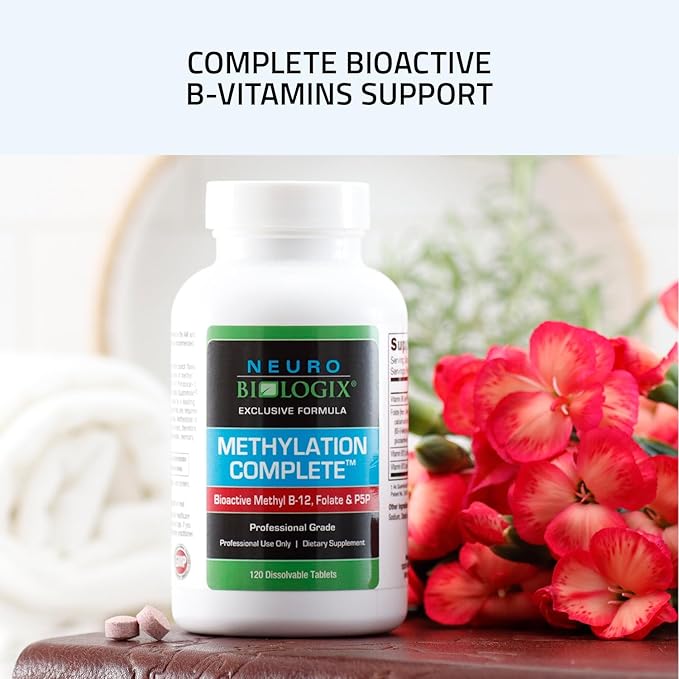 Neuro biologix Methylation Complete B12 Methylcobalamin, B6, & 5-MTHF for 120 Tablets