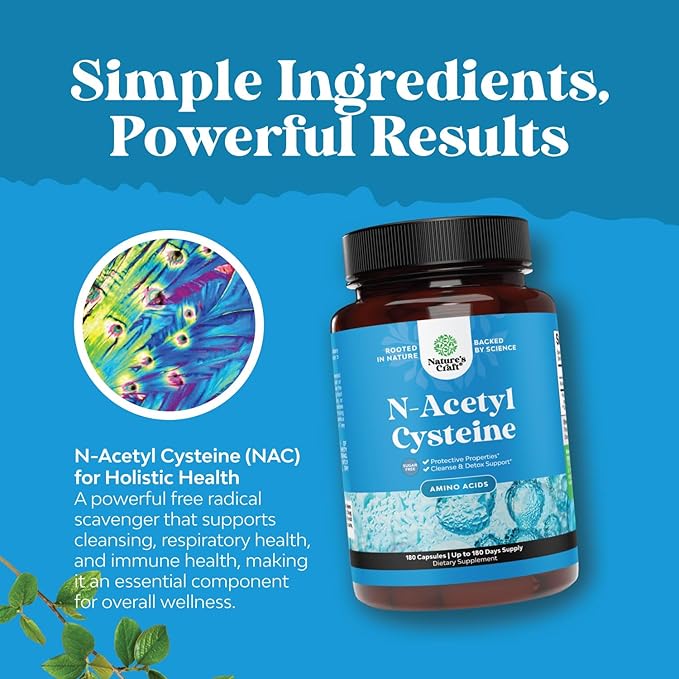 NAC Supplement N-Acetyl Cysteine 600mg 600 mg (180ct)