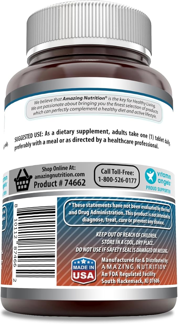 Amazing Formulas Calcium with Vitamin D3 120 Tablets