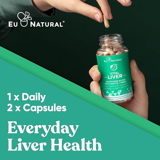 Vital Liver Cleanse Detox & Repair 9-in-1 Liver 60 Vegetarian