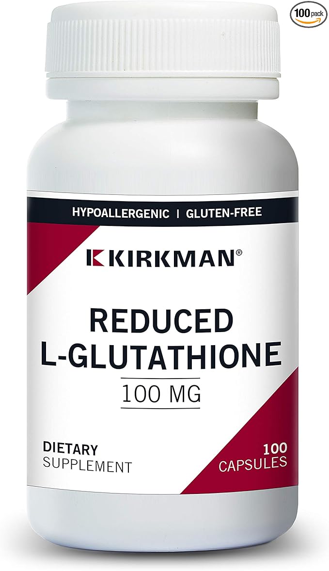 Kirkman Reduced L-Glutathione 100 mg 100 Vegetarian