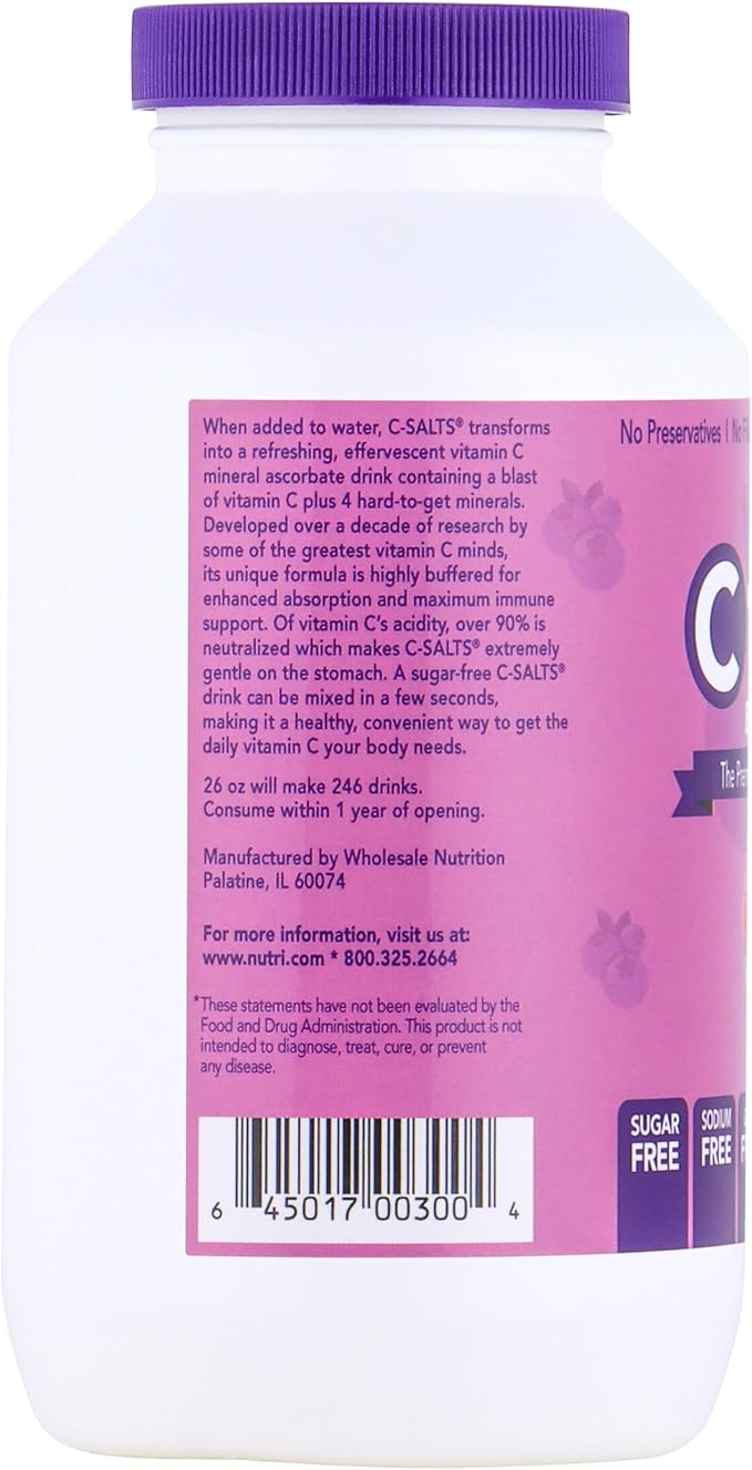 Buffered Vitamin C Powder: Organic Sugar-Free 26oz