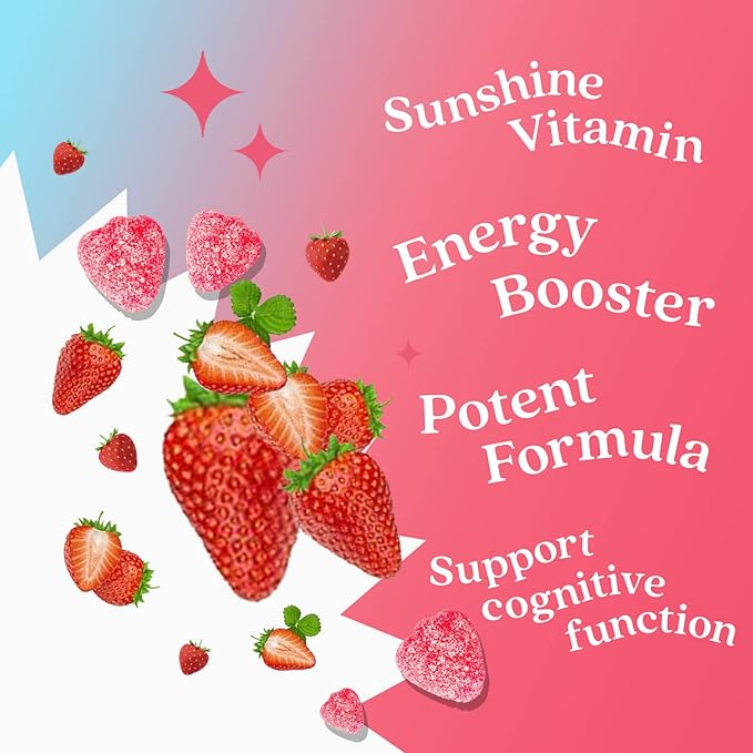 BeLive Vitamin D3 Gummies with B12 Vitamins B12 & D3, Provides 3-Pack