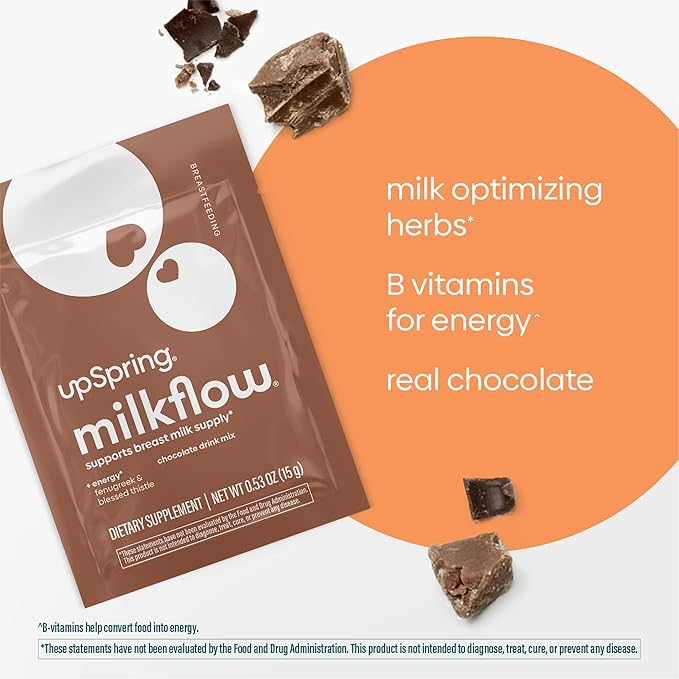 UpSpring Milkflow Energy Breastfeeding Supplement Drink 16 Drink