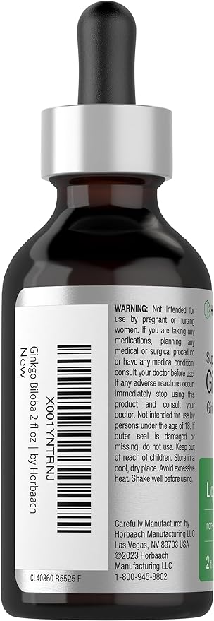 Horbäach Ginkgo Biloba Extract Liquid 2