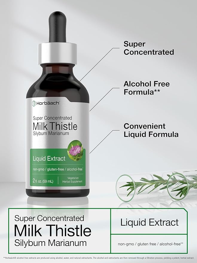 Horbäach Milk Thistle Extract Liquid 2 fl