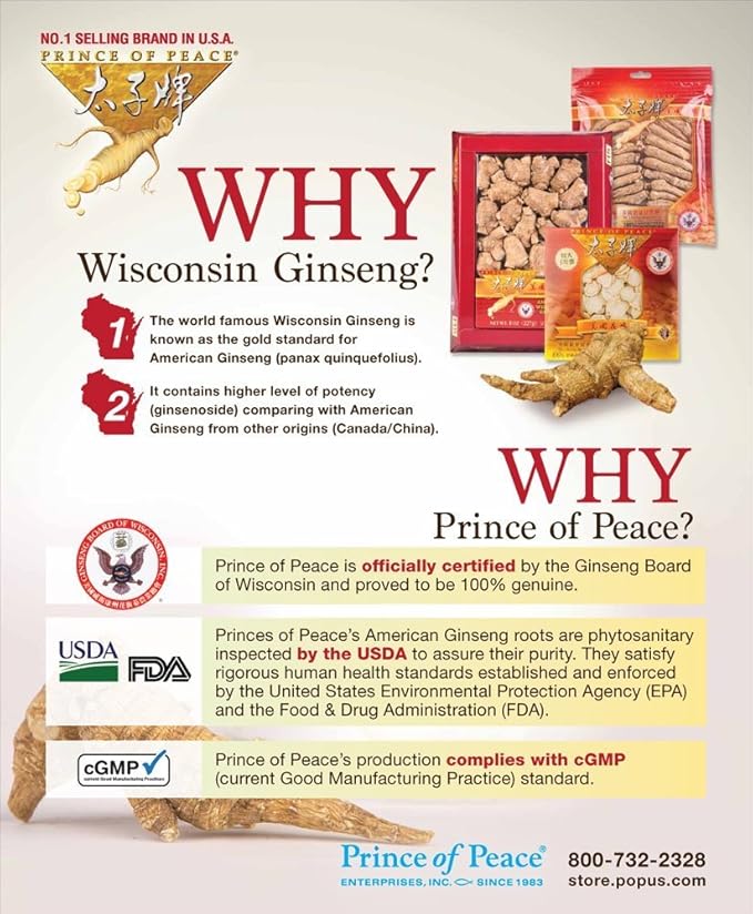 Prince of Peace 100% Wisconsin American 1.5oz