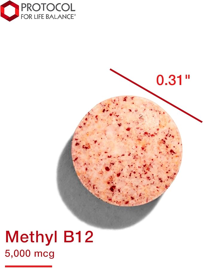 Protocol Methyl B12 5,000mcg B12 for 60 Lozenges