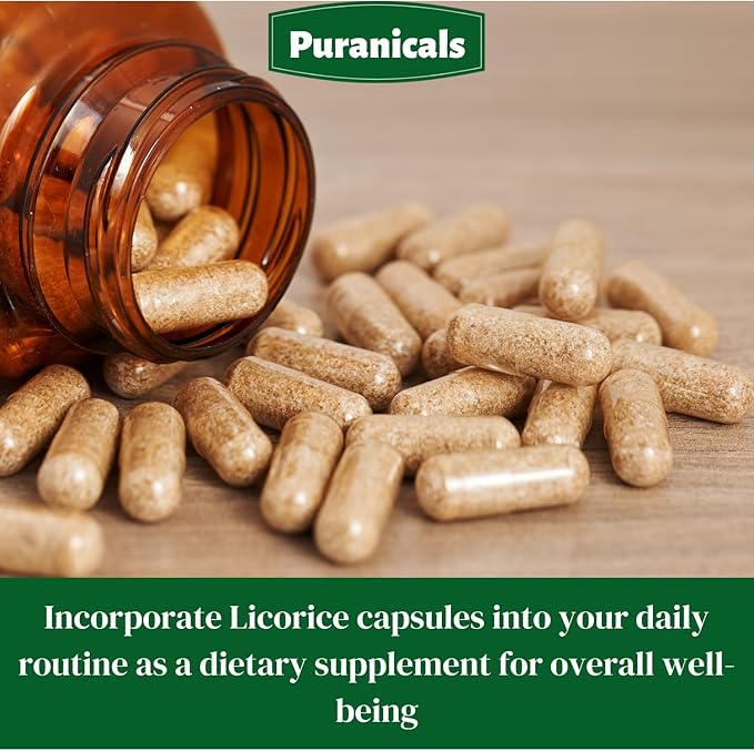Licorice Premium 320 Capsules Non GMO 700 mg 100% Pure