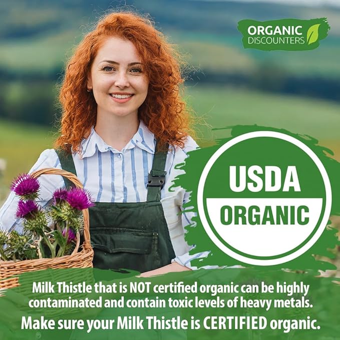 Milk Thistle Capsules, 280 Count, 7500 30:1 Extract,