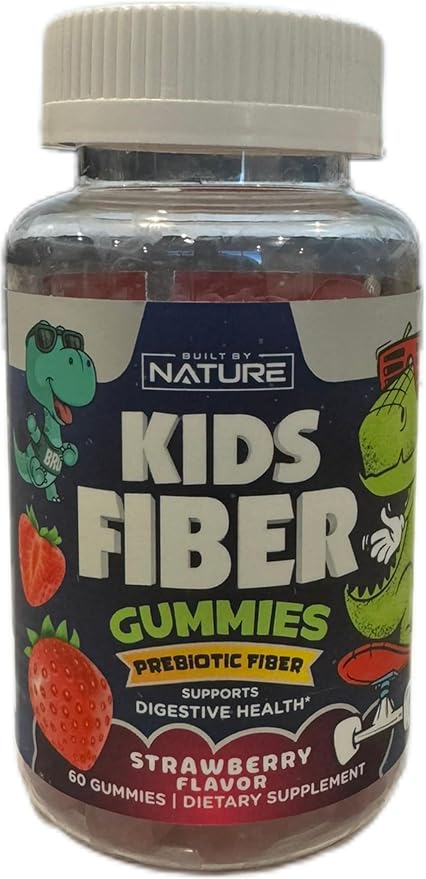 Kids Fiber Gummies, Daily Chicory Root 60 Gummies