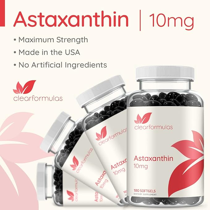 ClearFormulas Astaxanthin 10mg 180 Softgels Max