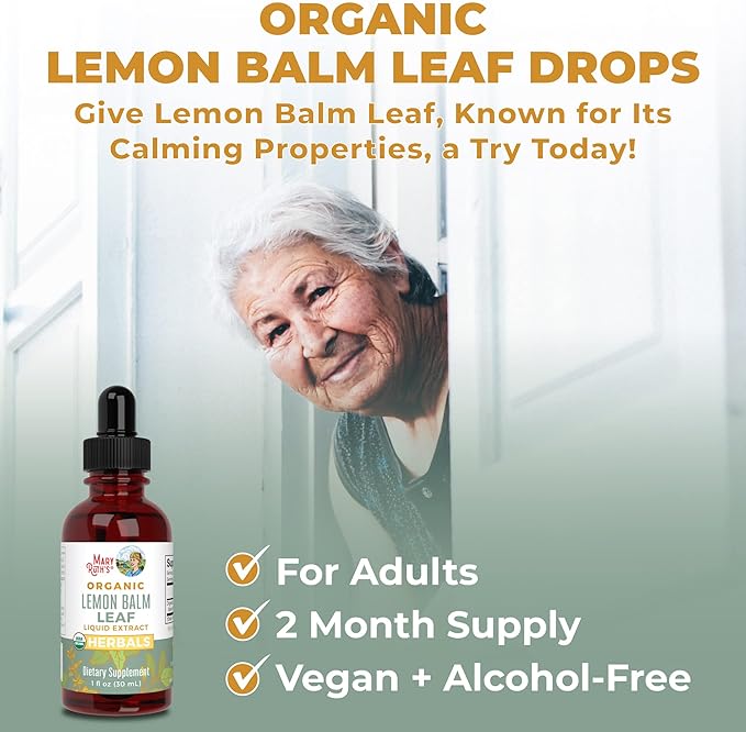 MaryRuth Organics Lemon Balm Leaf 1 Fl