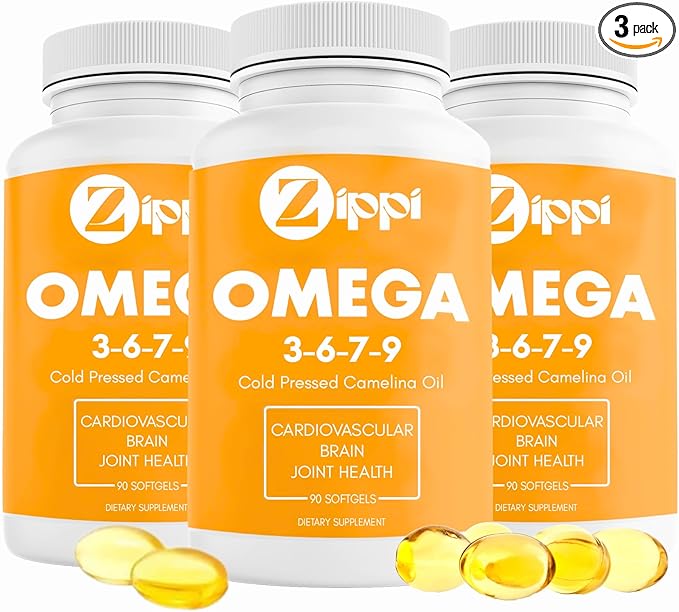 Omega 3-6-7-9 Camelina Softgels 3-6-7-9 Fatty (3 Pack)
