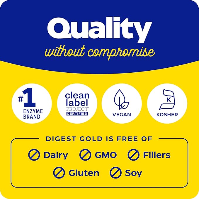 Enzymedica Digest Gold + ATPro, Maximum 180 Count
