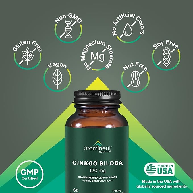 Ginkgo Biloba 120mg 60 Day