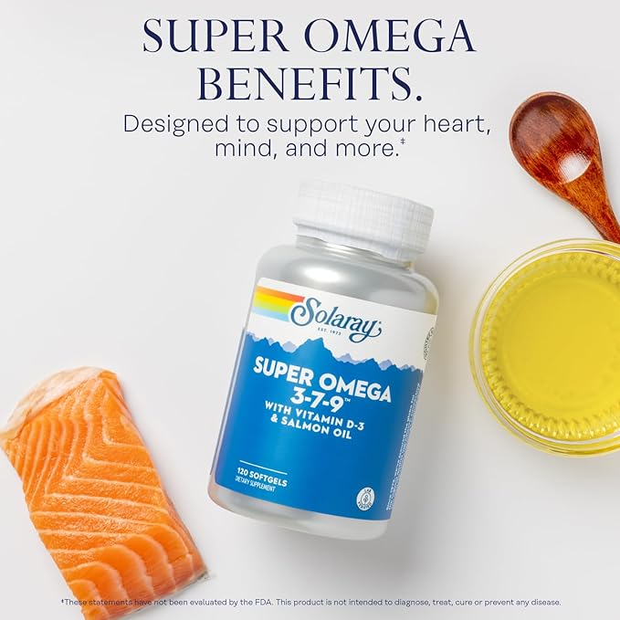 Solaray Super Omega 3 7 9 120ct