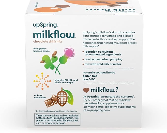 UpSpring Milkflow Energy Breastfeeding Supplement Drink 16 Drink