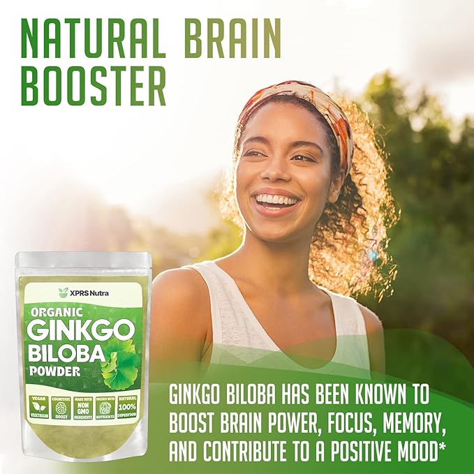 XPRS Nutra Organic Ginkgo Biloba Powder (8 oz)