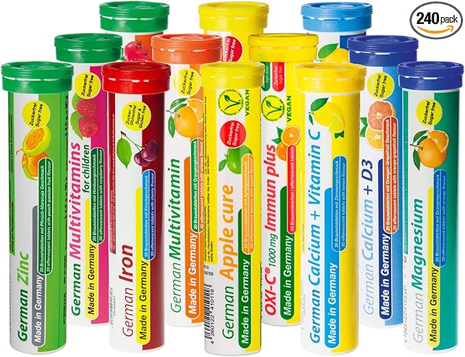 German Vitamin, Minerals 240 Vegan/Vegetarian