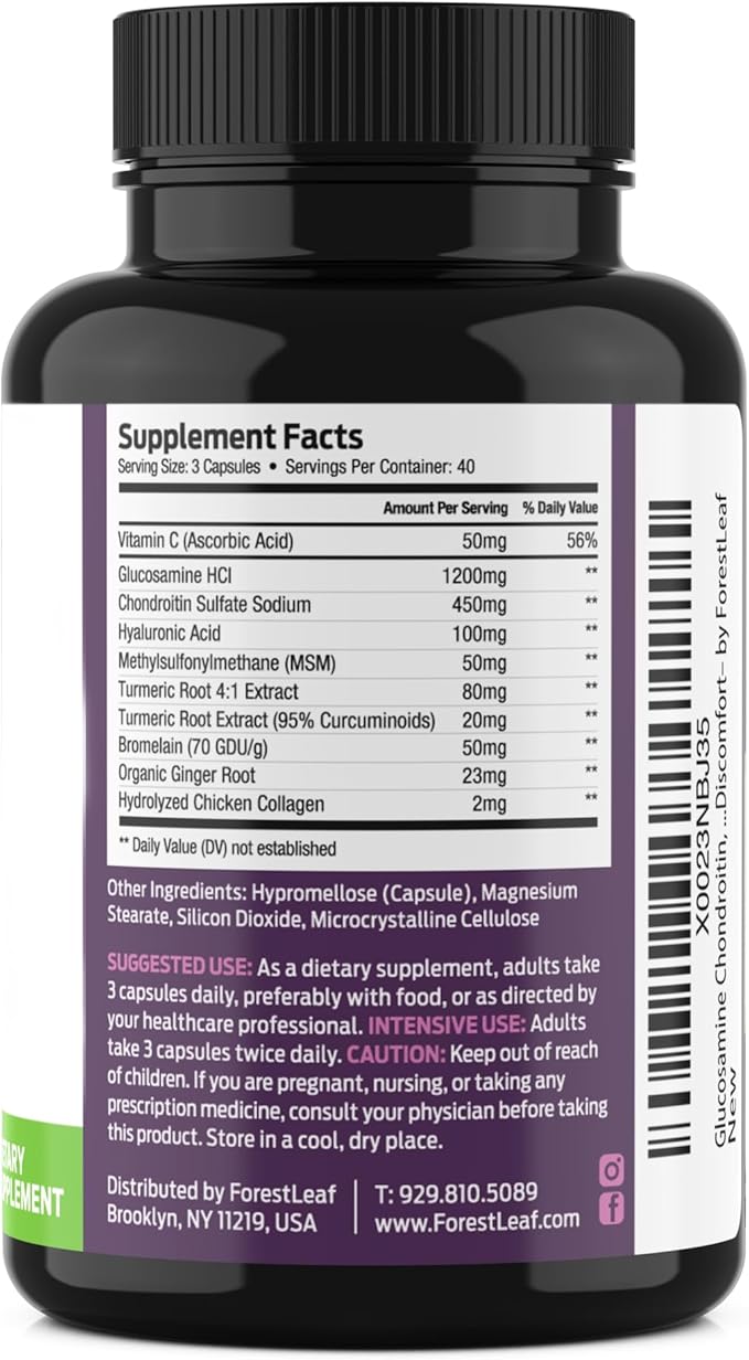 ForestLeaf - Glucosamine & Chondroitin 120 Capsules