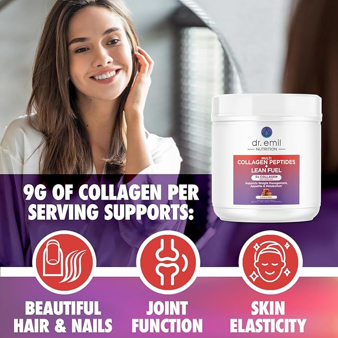 DR. EMIL NUTRITION Collagen Peptides Powder 9g Protein