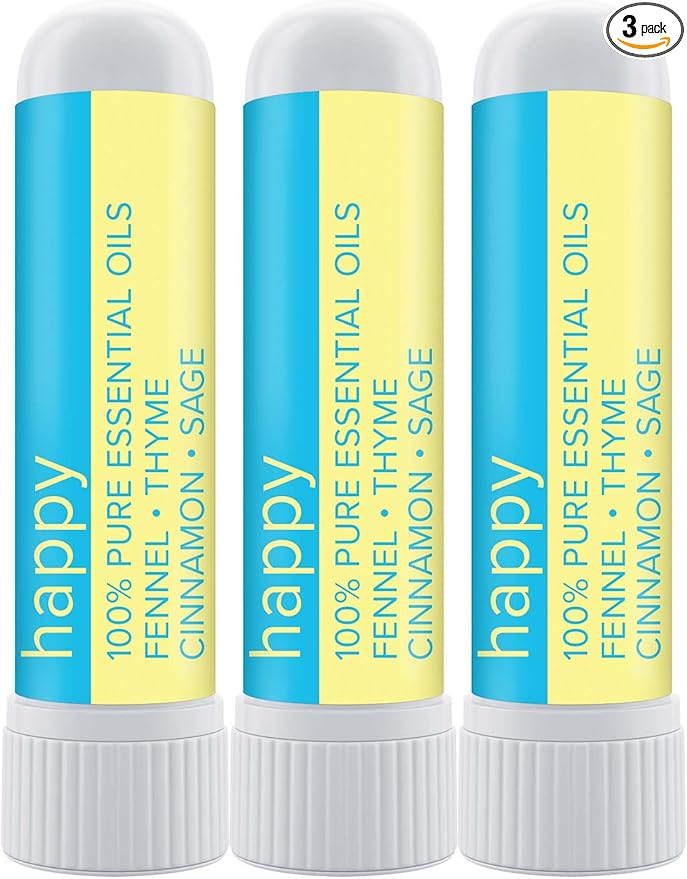MOXE Happy Nasal Stick 100% Pure (3 Pack)