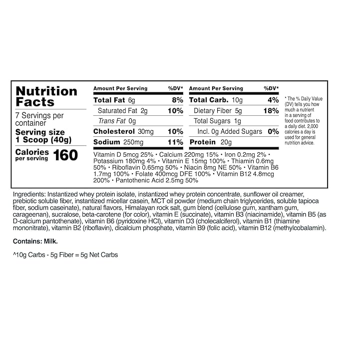 TransformHQ Meal Replacement Shake Powder 7
