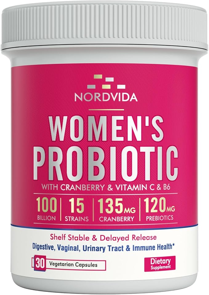 Women's Probiotic, 100 Billion & 15 B6 for 30 Capsules