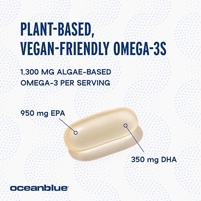 Oceanblue Professional Vegan Omega-3 1300-60 Count 30 Servings