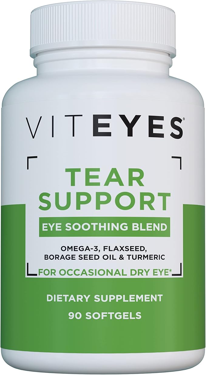 Viteyes Tear Support Eye Soothing Blend, Omega-3 Fish 90 Softgels