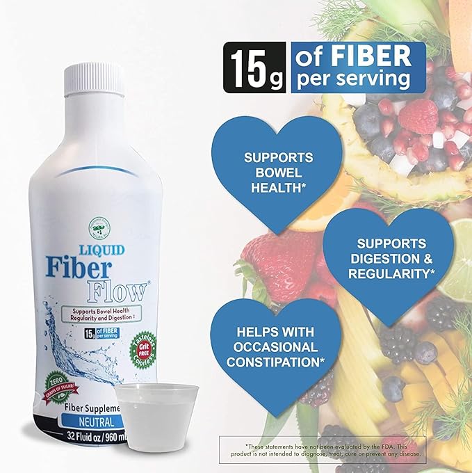 Liquid Fiber Flow Sugar-Free Prebiotic Inulin