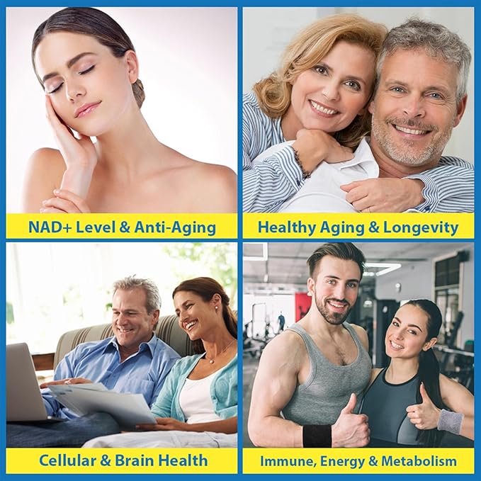 NMNH (Dihydronicotinamide Mononucleotide) 500mg Per Serving, NMNH NAD Supplement to Boost NAD+ Levels As We Age, NAD Plus Supplement for Anti Aging, Energy, Immune, Focus, Pure Organic - 240 Capsules