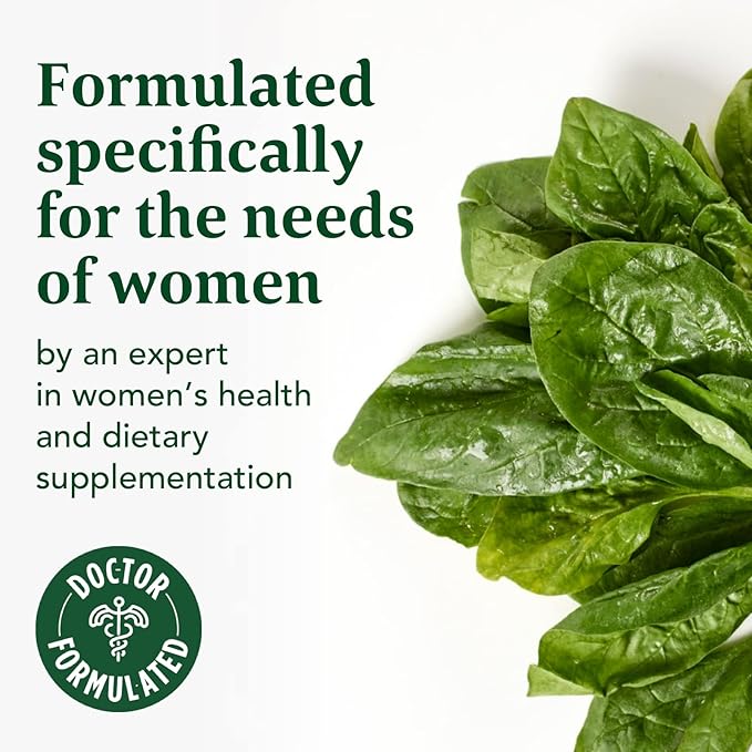 MegaFood Women's 55+ Advanced Multivitamin for Women D3, Vitamin B12, Biotin 60 Tabs (30 Servings)