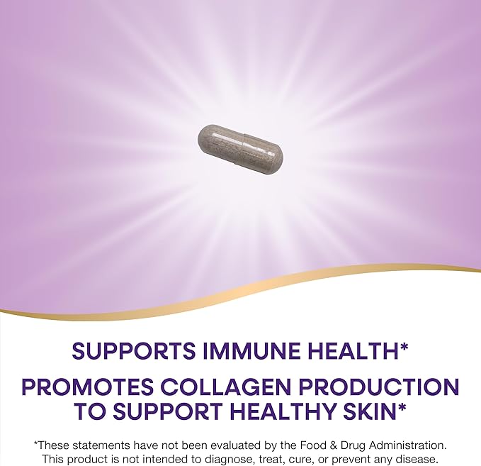 Nature's Way Vitamin C with Rose 1000 mg 250 Capsules