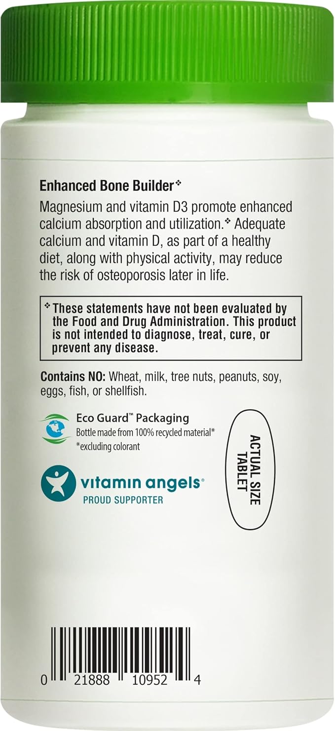Rainbow Light Calcium With Magnesium and D3 Tablets, 180 Count