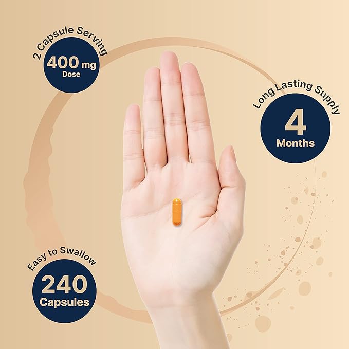NatureBell Vitamin B2 Riboflavin 400mg Per 240 Capsules