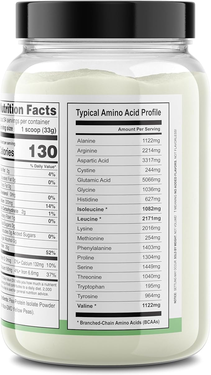 It's Just! Pea Protein Isolate, Plant 2.5 Pound 1))