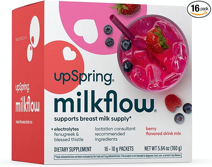 UpSpring Milkflow Electrolyte Breastfeeding Supplement Drink 16 Drink