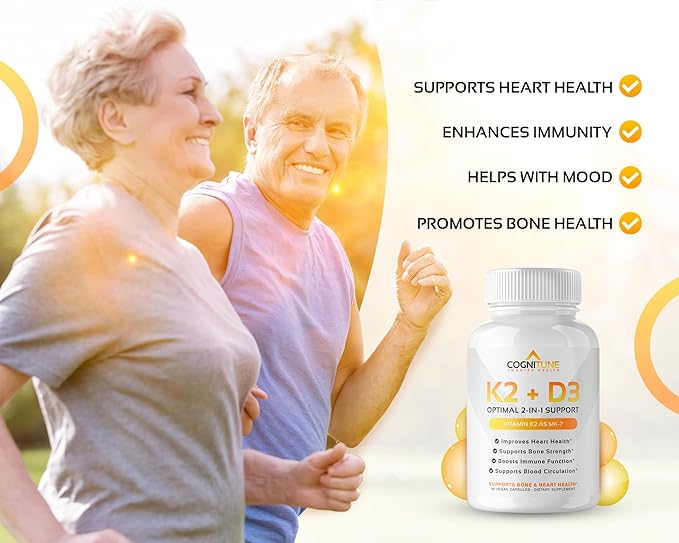 Vitamin D3 5000 IU with Vitamin K2 (MK7) (MK7) Supplement K2 D3 D3 Complex 5000 IU D3 & 90 mcg K2 mk7-60 mk7-60 Count