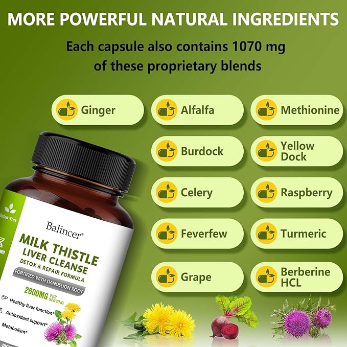 Milk Thistle Silymarin Marianum with Beet 120 Vegetarian