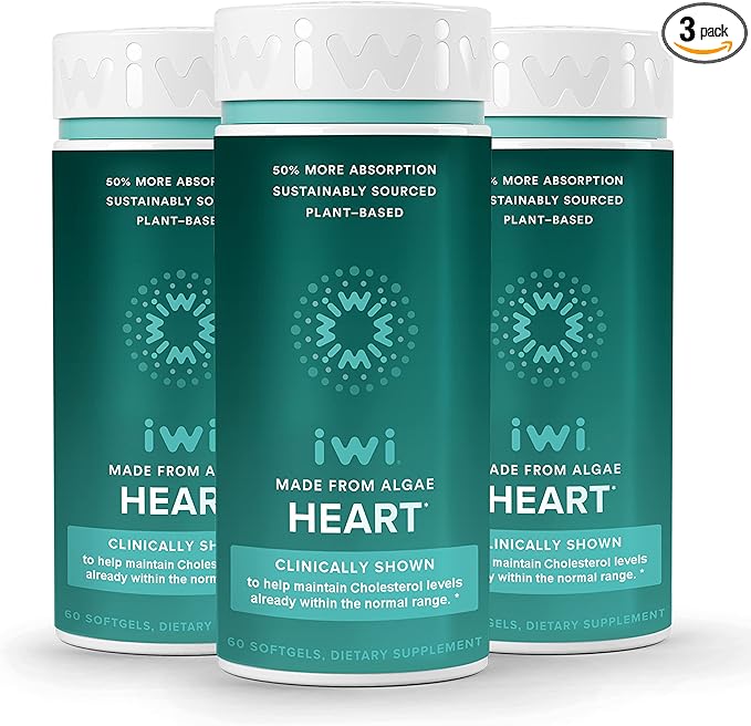 Iwi Life Heart Omega-3, 180 Softgels (90 Servings),