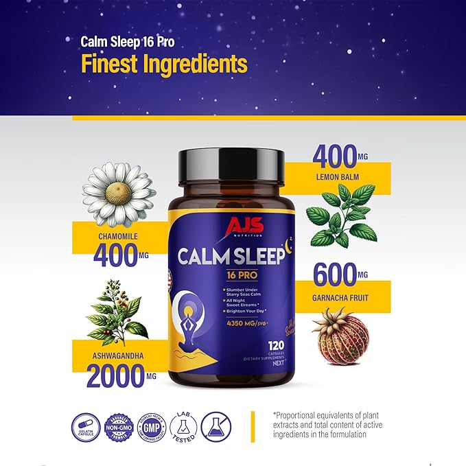 AJS CalmSleep Pro 120CT- Natural Sleep