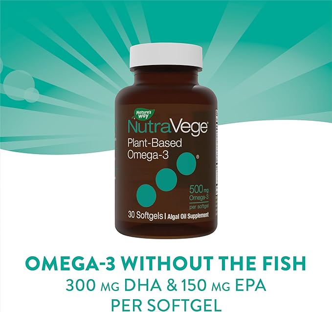 Nature's Way NutraVege Plant Based Omega-3, 30 Vegan