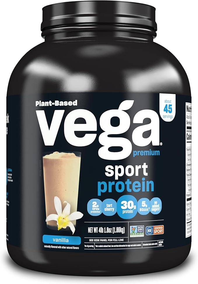 Vega Premium Sport Protein Vanilla Protein 4lb 1.8 1.8 oz