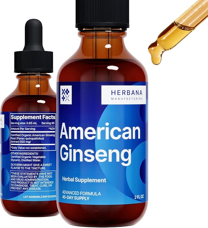 Yin American Ginseng Root 2 fl 45-Day Supply